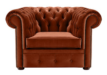 Load image into Gallery viewer, 1694 Chesterfield Club Chair Apricot Allure Velvet