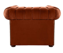 Load image into Gallery viewer, 1694 Chesterfield Club Chair Apricot Allure Velvet