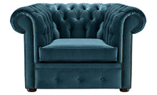 Load image into Gallery viewer, 1694 Chesterfield Club Chair Blue Allure Velvet