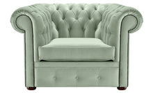 Load image into Gallery viewer, 1694 Chesterfield Club Chair Sky Allure Velvet
