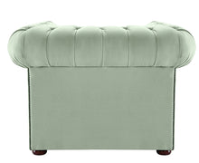 Load image into Gallery viewer, 1694 Chesterfield Club Chair Sky Allure Velvet