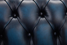 Load image into Gallery viewer, 1694 Chesterfield Club Chair Blue Antique Leather