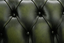 Load image into Gallery viewer, 1694 Chesterfield Club Chair Green Antique Leather