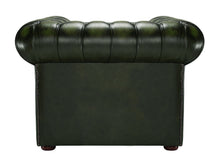 Load image into Gallery viewer, 1694 Chesterfield Club Chair Green Antique Leather