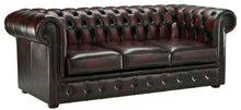 Load image into Gallery viewer, 1694 Chesterfield Sofa Red Antique Leather