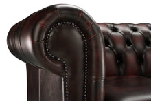 Load image into Gallery viewer, 1694 Chesterfield Club Chair Red Antique Leather