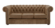 Load image into Gallery viewer, 1694 Chesterfield Sofa Honey Heritage Leather