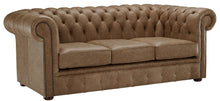 Load image into Gallery viewer, 1694 Chesterfield Sofa Honey Heritage Leather