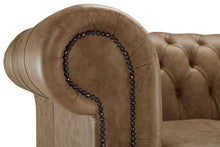 Load image into Gallery viewer, 1694 Chesterfield Sofa Honey Heritage Leather