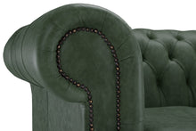 Load image into Gallery viewer, 1694 Chesterfield Sofa Verde Heritage Leather