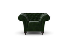 Load image into Gallery viewer, Milano Chesterfield Club Green Antique Leather handmade