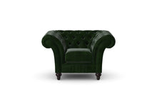 Load image into Gallery viewer, Milano Chesterfield Club Green Antique Leather handmade