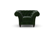 Load image into Gallery viewer, Milano Chesterfield Club Green Antique Leather handmade