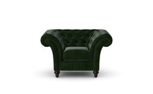 Load image into Gallery viewer, Milano Chesterfield Club Green Antique Leather handmade