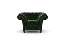Load image into Gallery viewer, Milano Chesterfield Club Green Antique Leather handmade