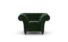 Load image into Gallery viewer, Milano Chesterfield Club Green Antique Leather handmade