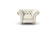 Load image into Gallery viewer, Milano Chesterfield Club Cream Weave handmade