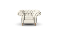 Load image into Gallery viewer, Milano Chesterfield Club Cream Weave handmade