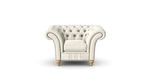 Load image into Gallery viewer, Milano Chesterfield Club Cream Weave handmade