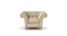 Load image into Gallery viewer, Milano Chesterfield Club Parchment Weave handmade