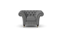 Load image into Gallery viewer, Milano Chesterfield Club Graphite Weave handmade