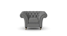 Load image into Gallery viewer, Milano Chesterfield Club Graphite Weave handmade