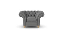 Load image into Gallery viewer, Milano Chesterfield Club Graphite Weave handmade