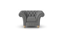 Load image into Gallery viewer, Milano Chesterfield Club Graphite Weave handmade