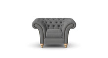 Load image into Gallery viewer, Milano Chesterfield Club Graphite Weave handmade