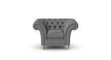 Load image into Gallery viewer, Milano Chesterfield Club Graphite Weave handmade