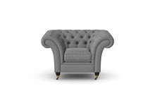 Load image into Gallery viewer, Milano Chesterfield Club Iron Grey House Leather handmade