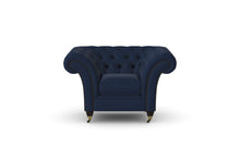 Load image into Gallery viewer, Milano Chesterfield Club Ink House Leather handmade