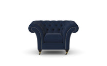 Load image into Gallery viewer, Milano Chesterfield Club Ink House Leather handmade
