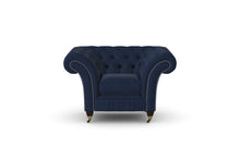 Load image into Gallery viewer, Milano Chesterfield Club Ink House Leather handmade