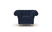 Load image into Gallery viewer, Milano Chesterfield Club Ink House Leather handmade