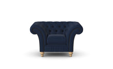 Load image into Gallery viewer, Milano Chesterfield Club Ink House Leather handmade