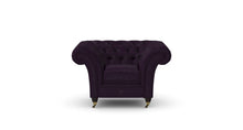 Load image into Gallery viewer, Milano Chesterfield Club Amethyst Allure Velvet handmade