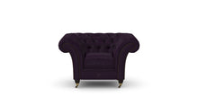 Load image into Gallery viewer, Milano Chesterfield Club Amethyst Allure Velvet handmade