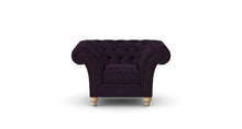 Load image into Gallery viewer, Milano Chesterfield Club Amethyst Allure Velvet handmade