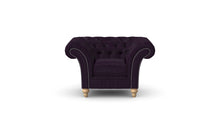 Load image into Gallery viewer, Milano Chesterfield Club Amethyst Allure Velvet handmade