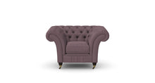 Load image into Gallery viewer, Milano Chesterfield Club Lavender Allure Velvet handmade