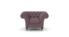 Load image into Gallery viewer, Milano Chesterfield Club Lavender Allure Velvet handmade