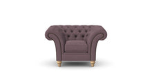 Load image into Gallery viewer, Milano Chesterfield Club Lavender Allure Velvet handmade