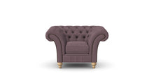 Load image into Gallery viewer, Milano Chesterfield Club Lavender Allure Velvet handmade