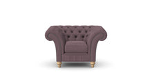 Load image into Gallery viewer, Milano Chesterfield Club Lavender Allure Velvet handmade