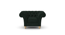 Load image into Gallery viewer, Milano Chesterfield Club Forest Allure Velvet handmade