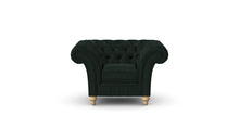 Load image into Gallery viewer, Milano Chesterfield Club Forest Allure Velvet handmade