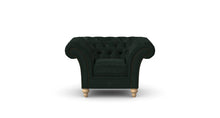 Load image into Gallery viewer, Milano Chesterfield Club Forest Allure Velvet handmade