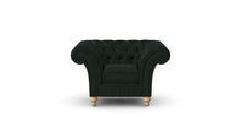 Load image into Gallery viewer, Milano Chesterfield Club Forest Allure Velvet handmade
