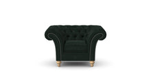Load image into Gallery viewer, Milano Chesterfield Club Forest Allure Velvet handmade